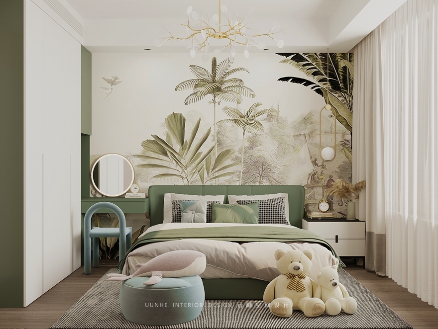 格林云墅二層兒童房效果圖