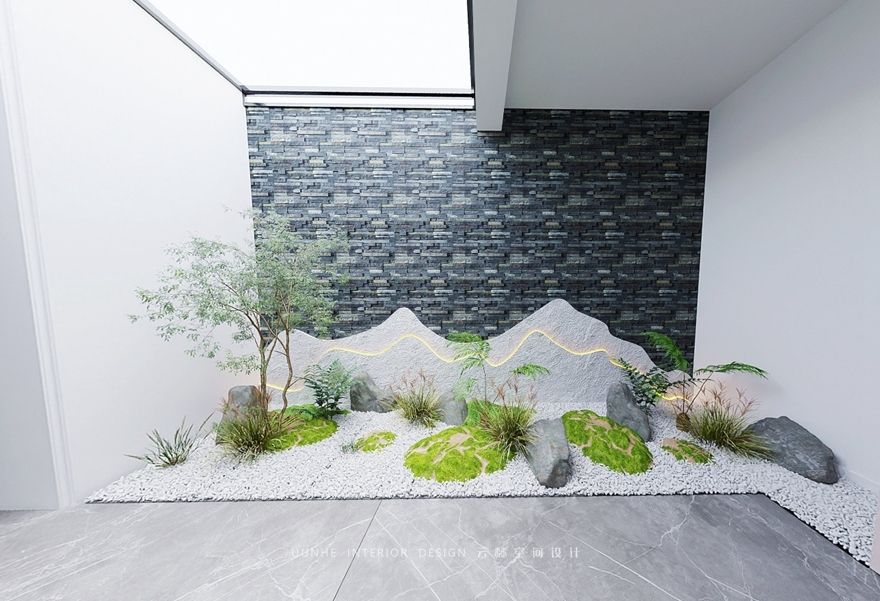 格林云墅B1層天井干景效果圖